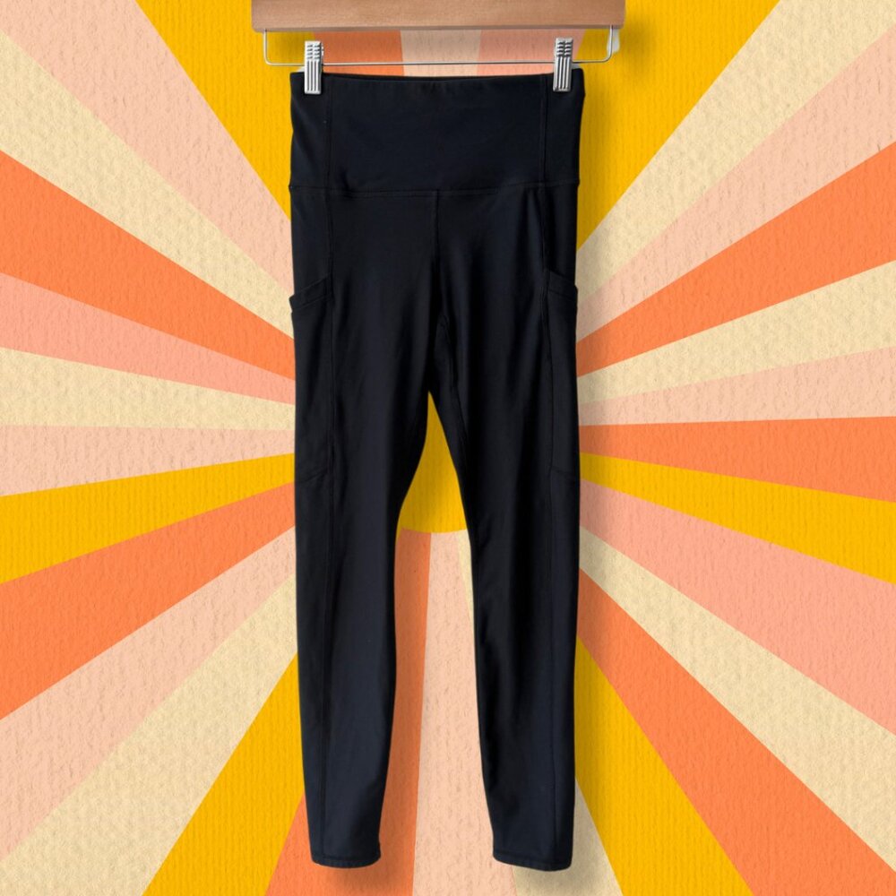 🧡 FABULOUS Fabletics Leggings! SO SOFT ON THE INSIDE! Black Size XS